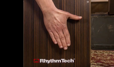 hand playing Rhythm Tech Cajon